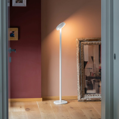 Regulowana lampa pod�ogowa Cabriolette bia�a Martinelli Luce
