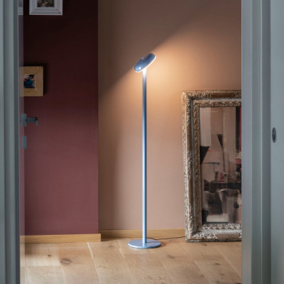Regulowana lampa pod�ogowa Cabriolette niebieska Martinelli Luce