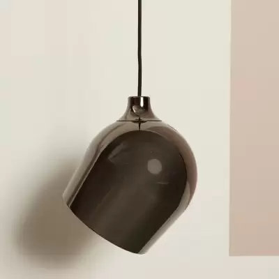 LAMPA WISZĄCA ROTATE CZARNA CHROMOWANA BOLIA
