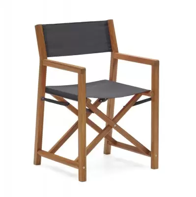 Składane krzesło ogrodowe Thianna czarne La Forma