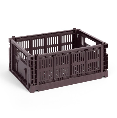 Skrzynka Colour Crate medium bordowa HAY