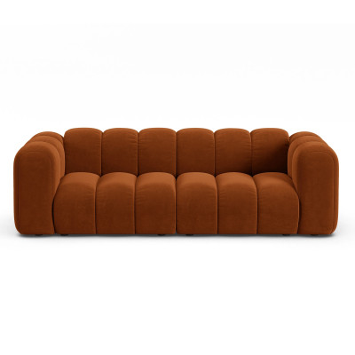 Sofa 3-osobowa Lupine ceglasty welur Micadoni