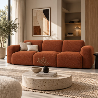 Sofa 3-osobowa Molino ceglasta Micadoni