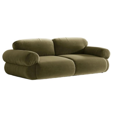 Sofa 3-osobowa Ophelia zielony welur Micadoni