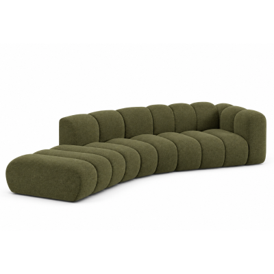 Sofa 5-osobowa Lupine zielony szenil Micadoni