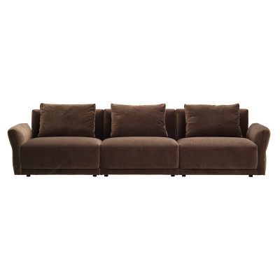 Sofa Bondi 3 seat Celine brown Furninova