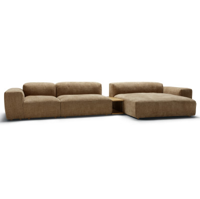 Sofa modu�owa Edda ze stolikiem Bloom Teddy brown Sits