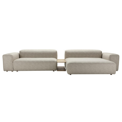 Sofa modułowa Edda ze stolikiem Laura Beige Sits