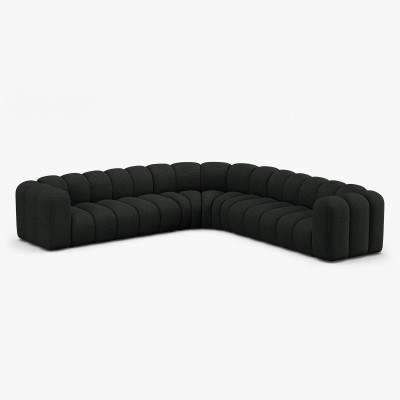 Sofa narożnikowa Lupine czarna Micadoni
