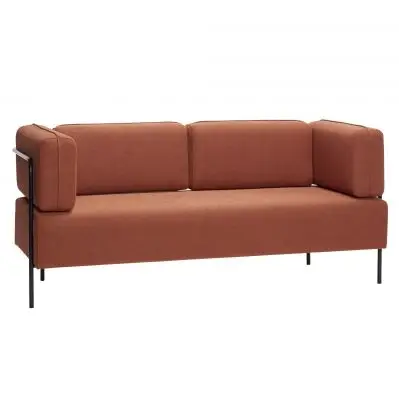 sofa tk. poliester brązowa hubsch