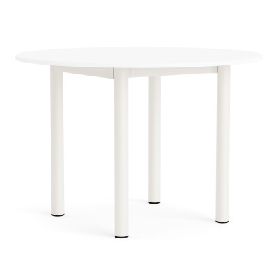 Tabelle Anhang 110 cm weißes Laminat HAY