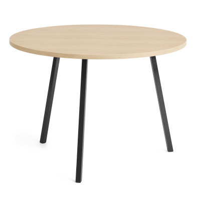 Stół Loop 105 cm naturalny dąb - czarny HAY