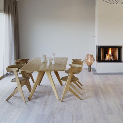 Stół Slab 200 cm naturalny dębowy Tom Dixon