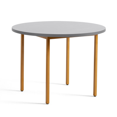 Stół Two-Colour 105 Cm Jasnoszary-Ochra Hay