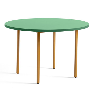 Stół Two-Colour 120 cm zielony-ochra Hay
