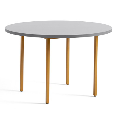 Stół Two-Colour 120 Cm Jasnoszary-Ochra Hay