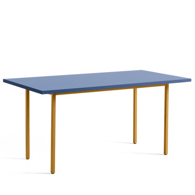 Stół Two-Colour 160 cm niebieski-ochra Hay