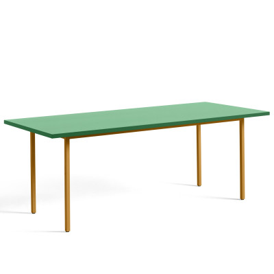 Stół Two-Colour 200 Cm Zielony-Ochra Hay