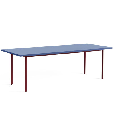 Stół Two-Colour 240 cm niebieski-czerwony Hay
