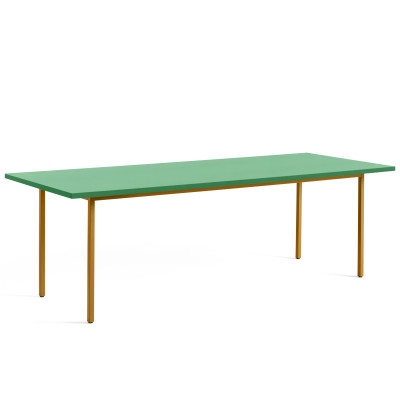 Stół Two-Colour 240 cm zielony-ochra Hay