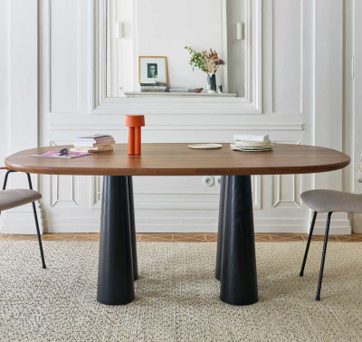 Stół Hashira 180 cm orzech Ligne Roset