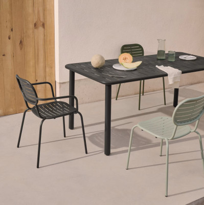 Brai zahradní stůl 180 cm tmavě šedý Kave Home