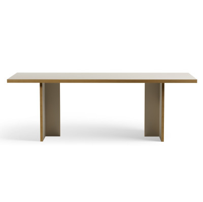 Stół prostokątny 220 cm kremowy HKliving