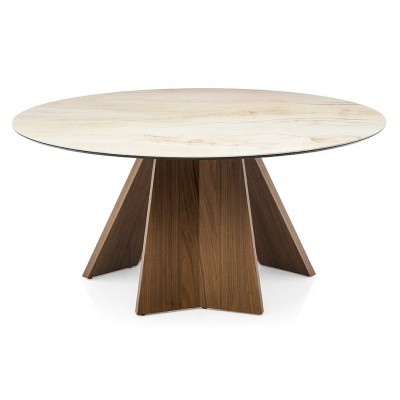 Stół Icaro 160 cm golden onyx Calligaris