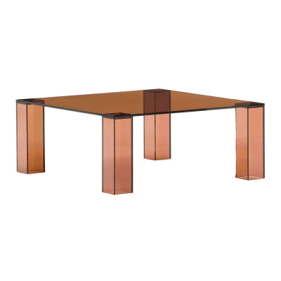 Stolik kawowy Adularia 85 cm brązowy kave home