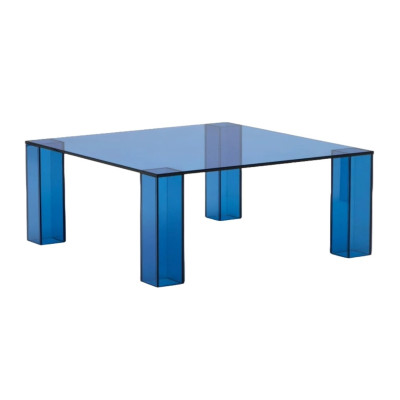 Stolik kawowy Adularia 85 cm niebieski kave home