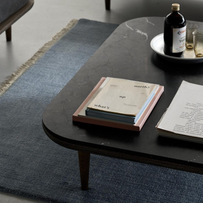 Konferenční stolek Fly SC11 olejovaný dub-černý mramor Andtradition