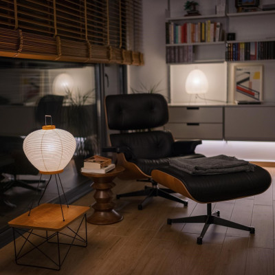 LTR příležitostný stůl – ořechová deska – základní tmavý podstavec Vitra