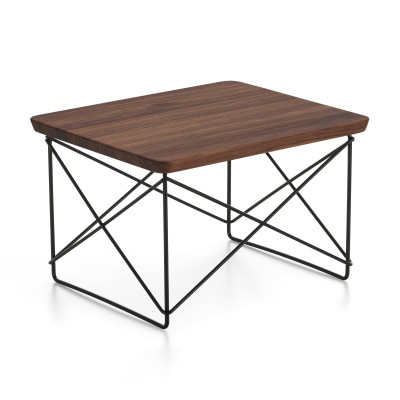 LTR příležitostný stůl – ořechová deska – základní tmavý podstavec Vitra