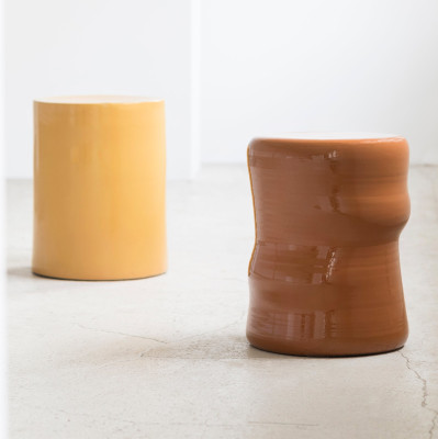 Stołek Pawn pomarańczowy Serax