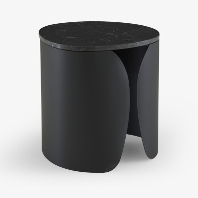 Stolik okazjonalny Pukka czarny marmur Ligne Roset