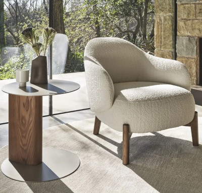 Stolik okazjonalny Sandy beżowy Calligaris