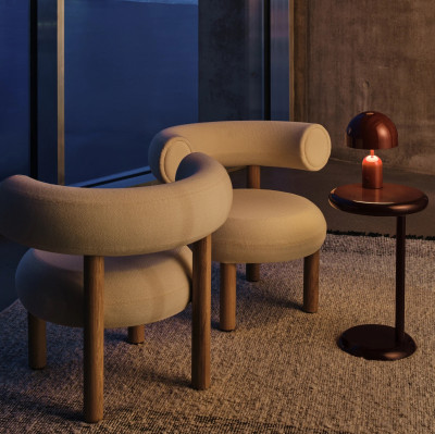 Stolik okazjonalny Spot burgundowy Tom Dixon