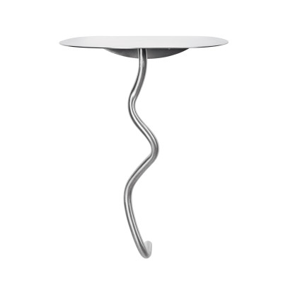 Stolik �cienny Curvature srebrny Ferm Living