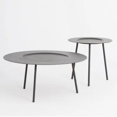 stolik kawowy woodplate duży czarny Tre Product