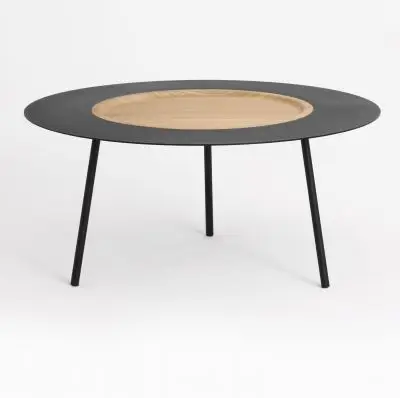 stolik kawowy woodplate duży dębowa wkładka Tre Product