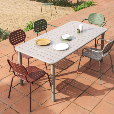 Brai zahradní stůl 180 cm béžová Kave Home