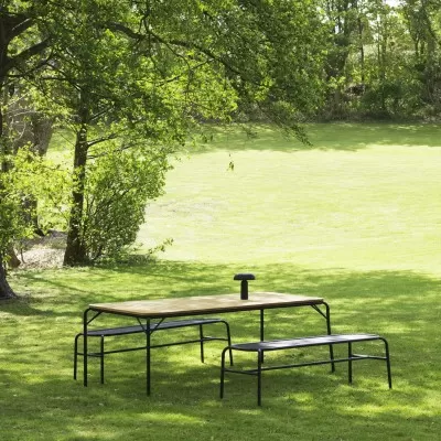 Stół ogrodowy Vig 200 cm czarny Normann Copenhagen