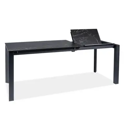Stół rozkładany Metropol Cerammic 120-180 cm czarny
