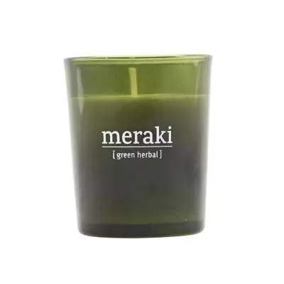 Świeca zapachowa Green herbal mała Meraki