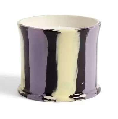 Świeca zapachowa Stripe Scented liść figowy HAY