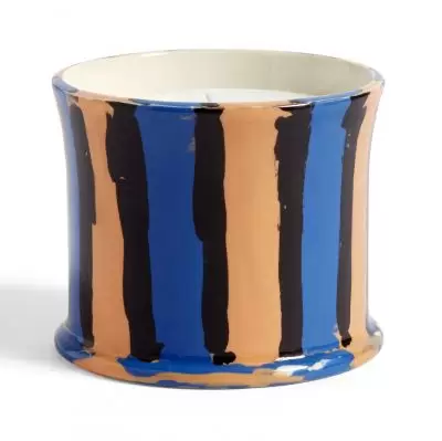 Świeca zapachowa Stripe Scented liść mięty HAY