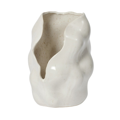 Świecznik Hekla 24 cm kremowy Broste Copenhagen