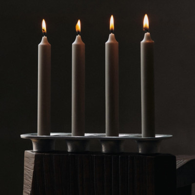 Świecznik Soothe 4 aluminiowy Ferm Living