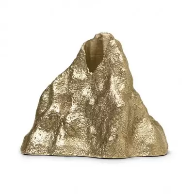 Świecznik Stone mosiężny Ferm Living