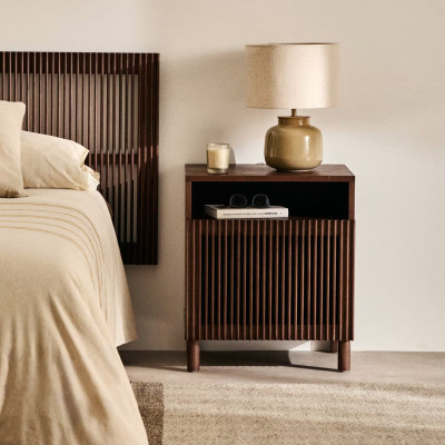 Beyla brown bedside table Kave Home